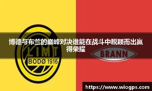 博德与布兰的巅峰对决谁能在战斗中脱颖而出赢得荣耀